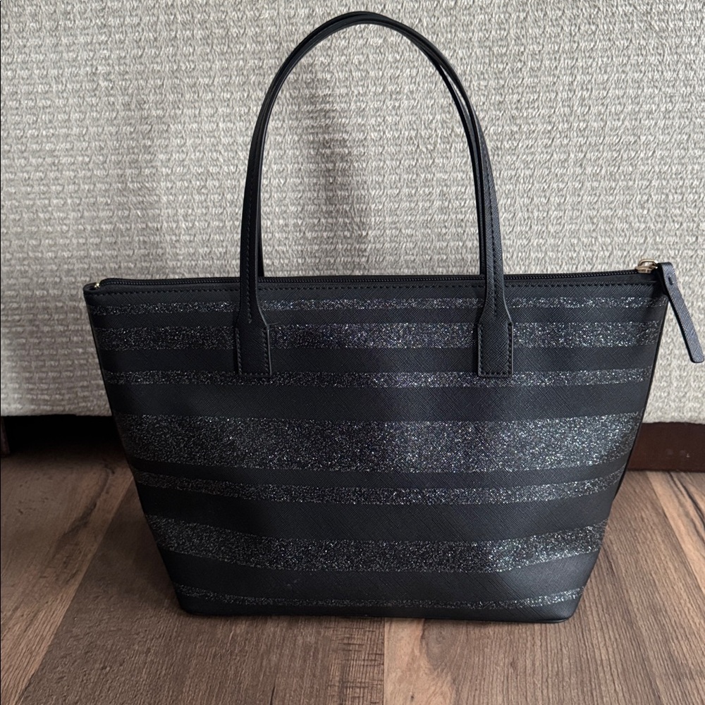 Kate Spade Glitter Striped Tote - Picture 2 of 4